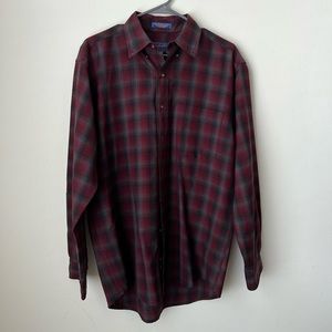 Vintage Med. Sir Pendleton Wool Long Sleeve Button Down